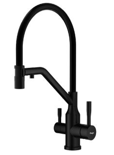 Смеситель для кухни Raglo R81.62.06 с подключением фильтра чёрный